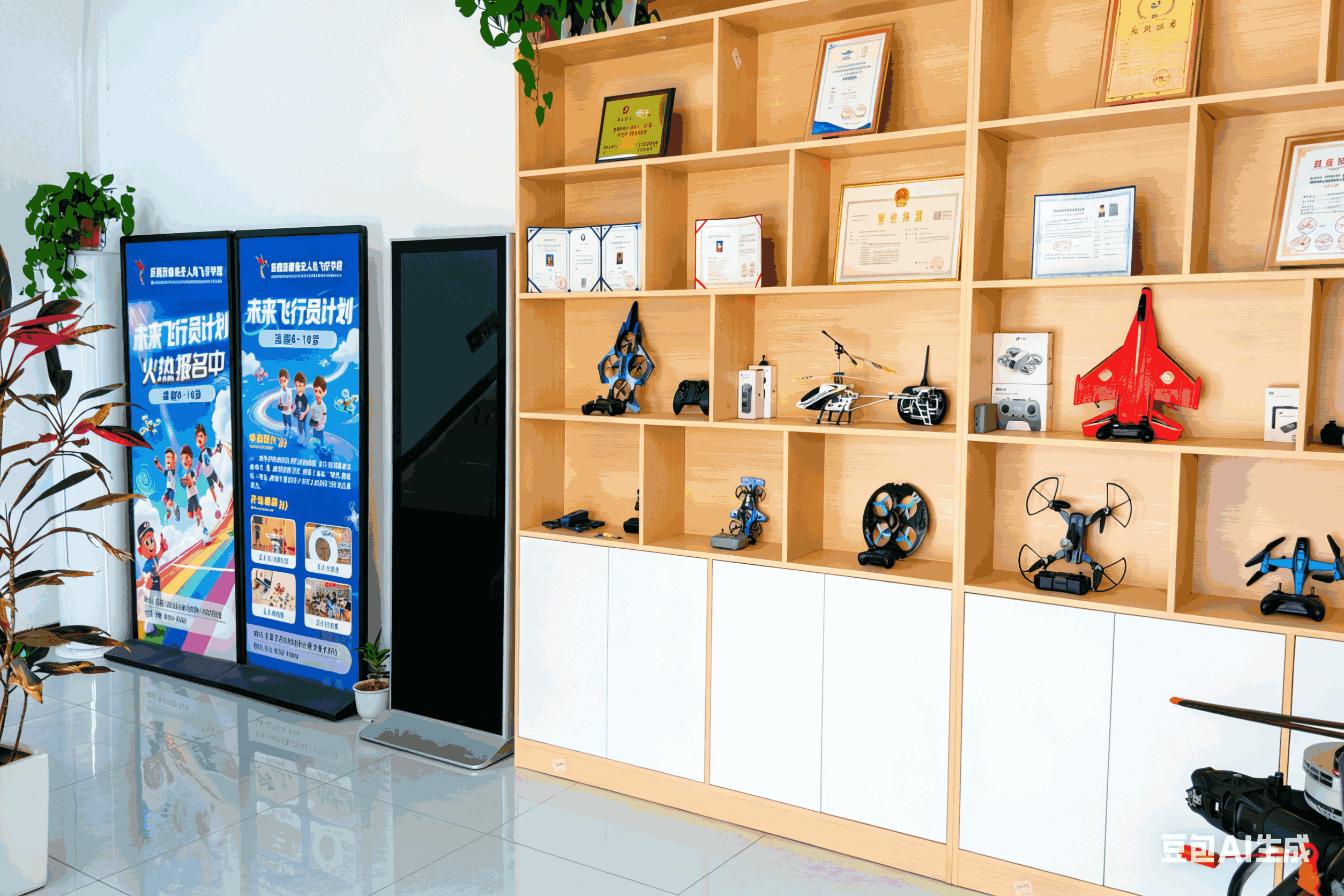 庆阳青少年无人机培训基地教学环境12